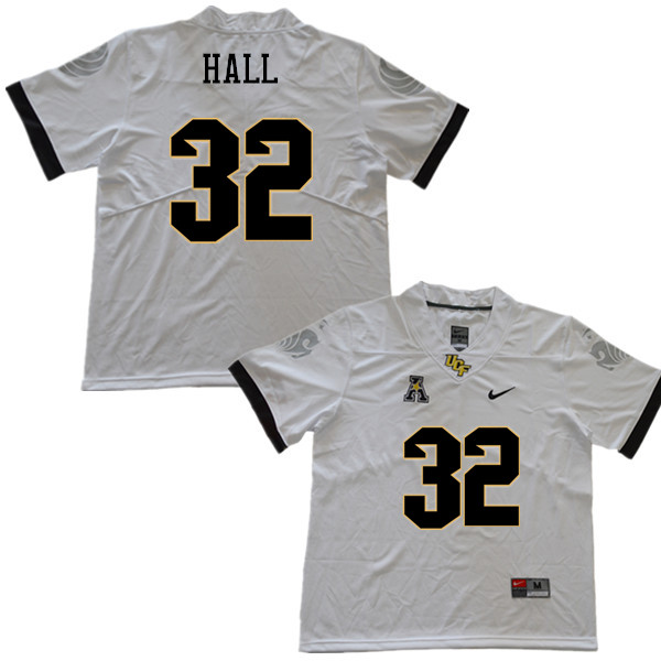 Men #32 Ashton Hall UCF Knights College Football Jerseys Sale-White